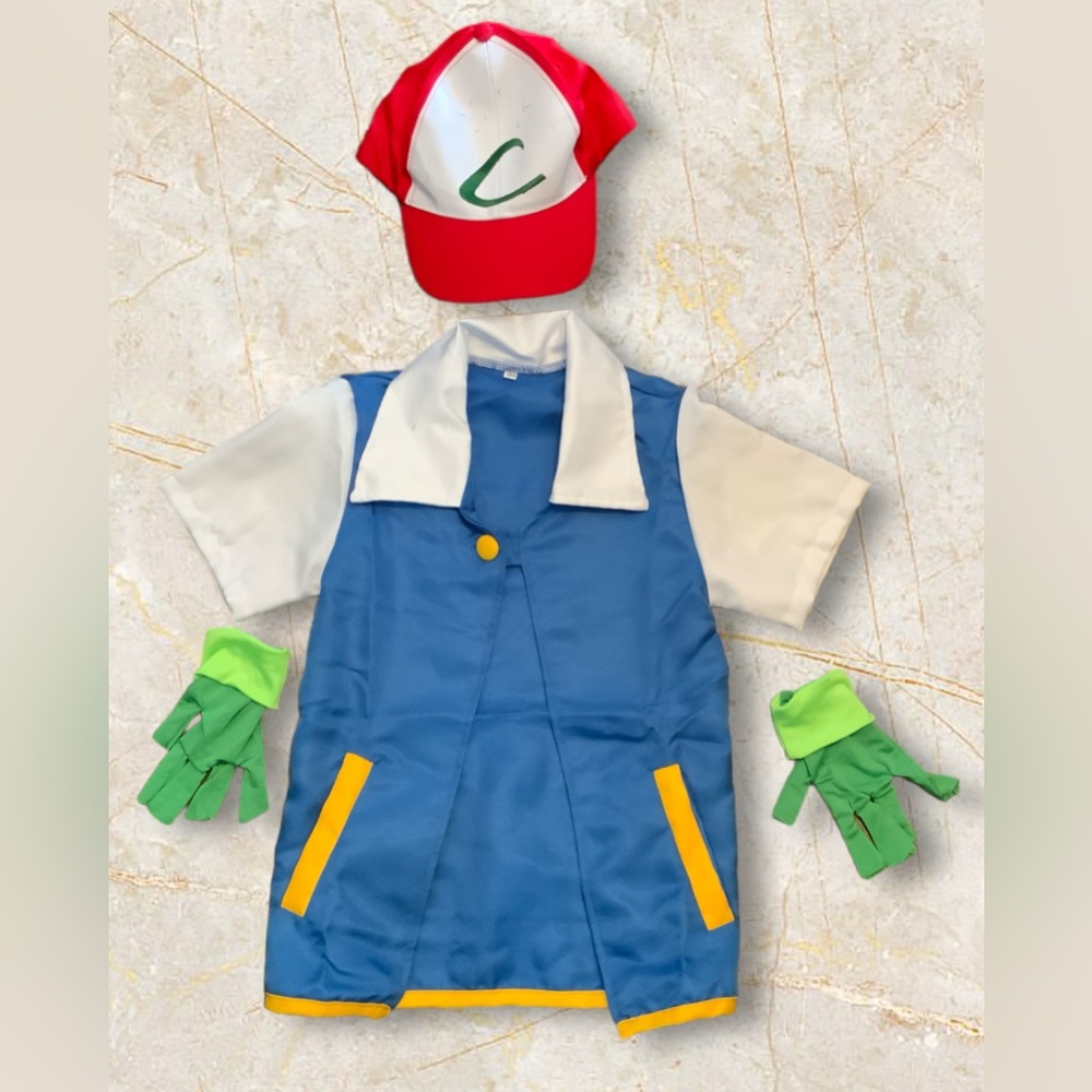 New. Ash Ketchum Costume